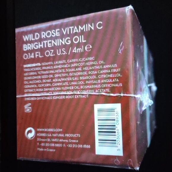 SEALED Korres Wild Rose Brightening Gift Set Moisturizer, Serum & Vitamin C Oil - Picture 6 of 6